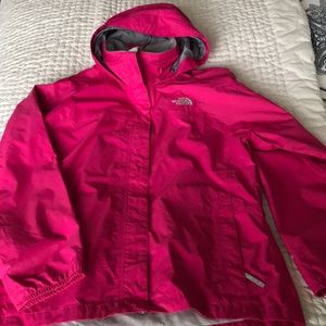The north face rain jacket size small